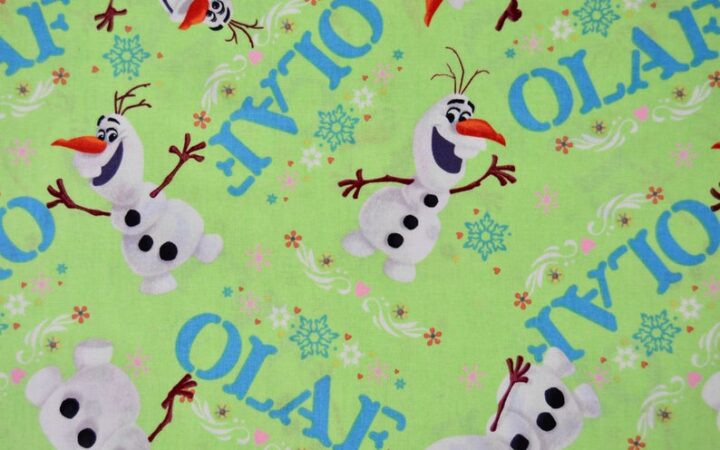 Disney’s Frozen Playful Olaf on Green