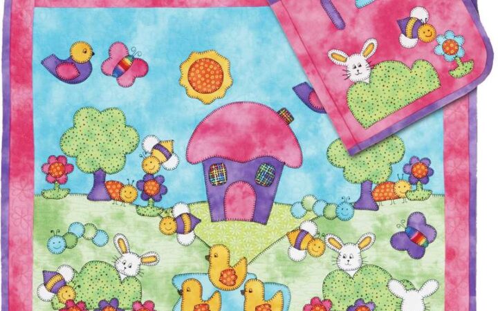 123 Pretty As Can Be Wall Quilt & Quiet Book Pattern