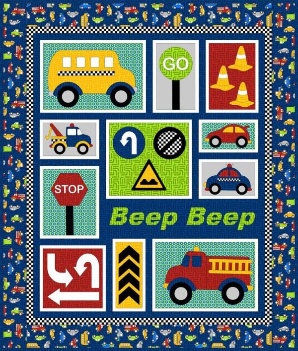 Beep Quilt Pattern By Kids Quilts