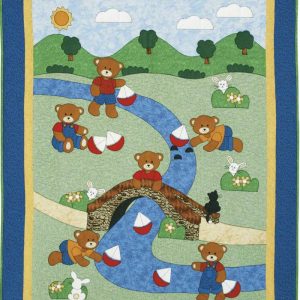 Bobbing Boats Teddy Bear Quilt Pattern by Kids Quilts