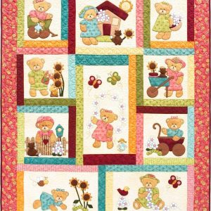 Daisy Bear Quilt Pattern by Kids Quilts