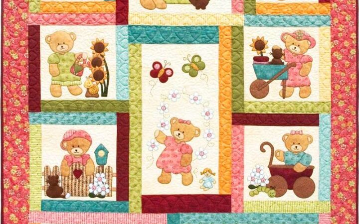 Daisy Bear Quilt Pattern