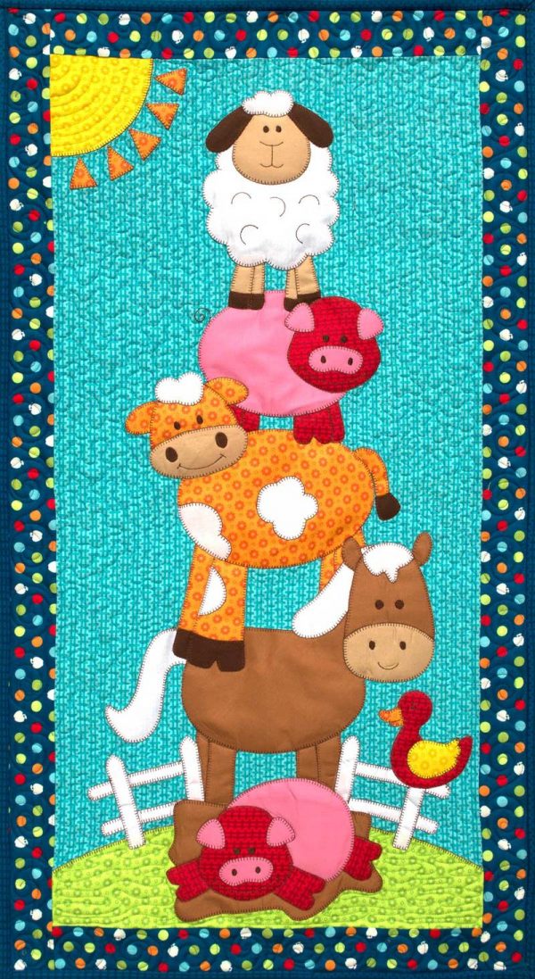 Farm Friends Wall Quilt Pattern by Kids Quilts