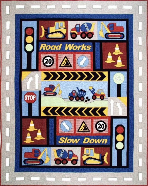Poppa's Digger Quilt Pattern by Kids Quilts
