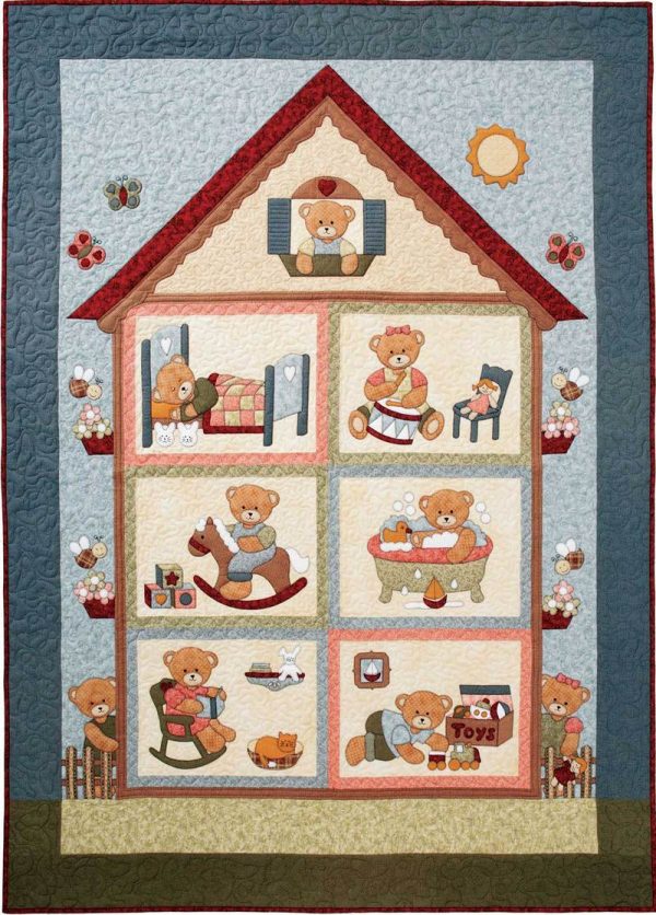 Teddy's Playhouse Quilt Pattern by Kids Quilts