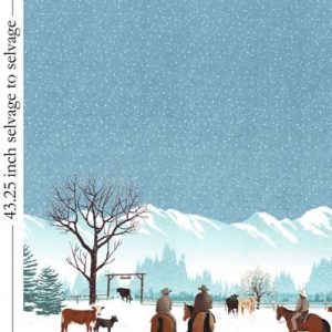 Michael Miller Fabrics Winter on the Range Panel