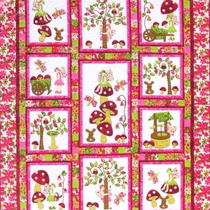 Fairy Tales in Red Quilt Pattern by Kids Quilts