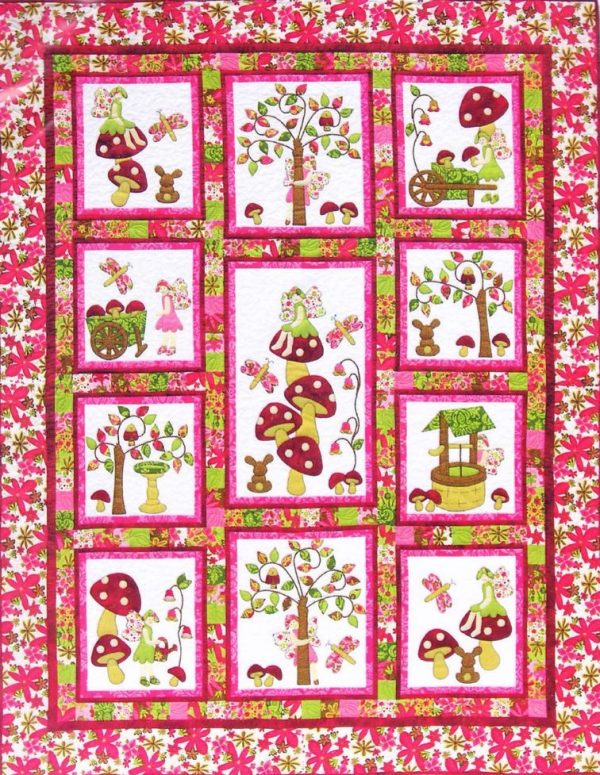 Fairy Tales in Red Quilt Pattern by Kids Quilts