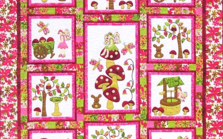 Fairy Tales in Red Quilt Pattern