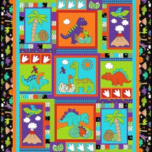 Dinoland Quilt Pattern by Kids Quilts