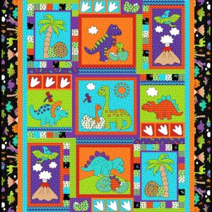 Dinoland Quilt Pattern by Kids Quilts