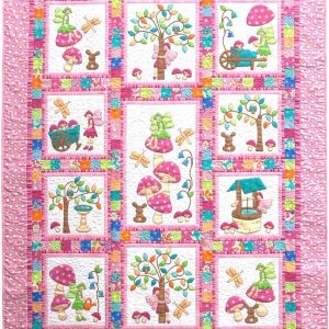 Fairy Tales in Pink Quilt Pattern by Kids Quilts