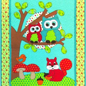 Goodnight Owl Wall Quilt Pattern by Kids Quilts