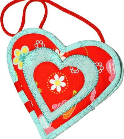 Heart Hair Clip Carry Accessory Pattern