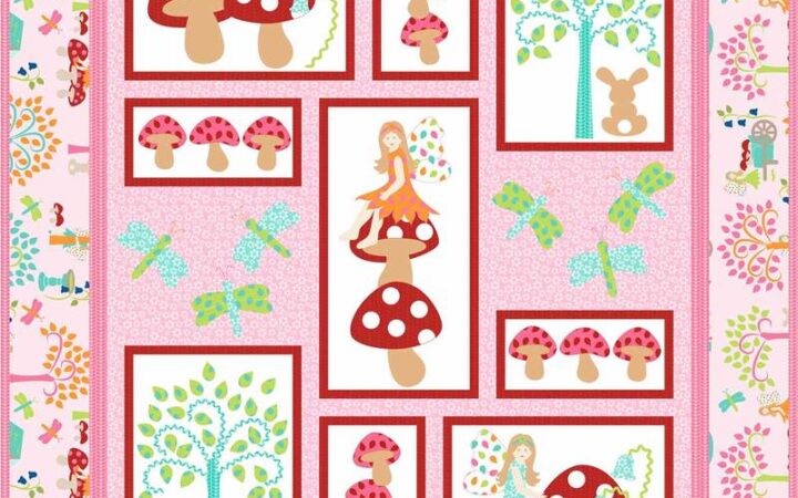 Pretty in Pink Fairy Quilt Pattern
