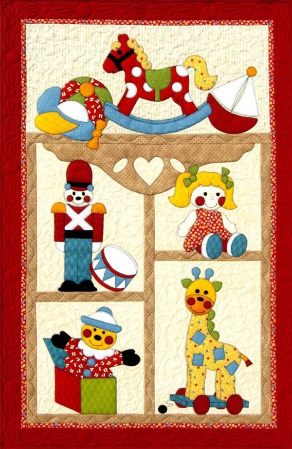 Toy Time Wall Quilt Pattern by Kids Quilts