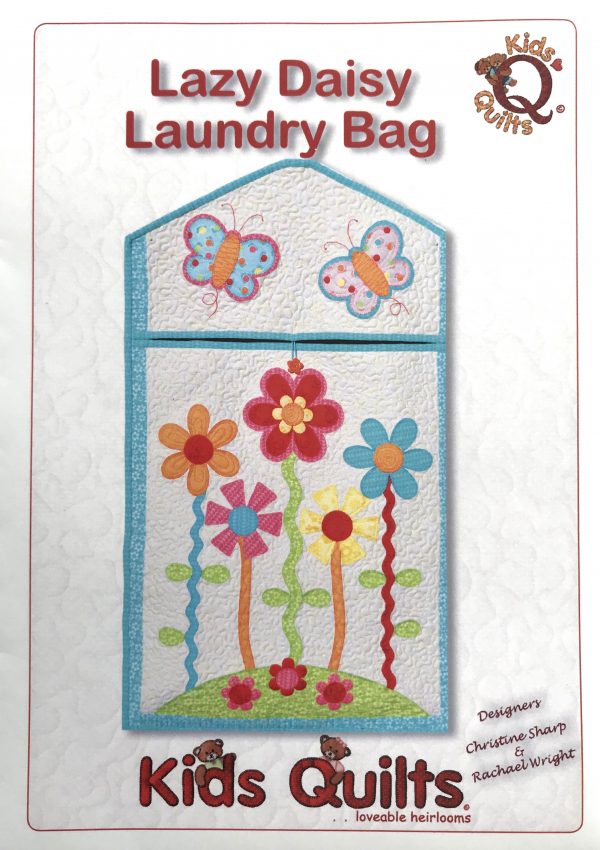 Lazy Daisy Laundry Bag Pattern by Kids Quilts