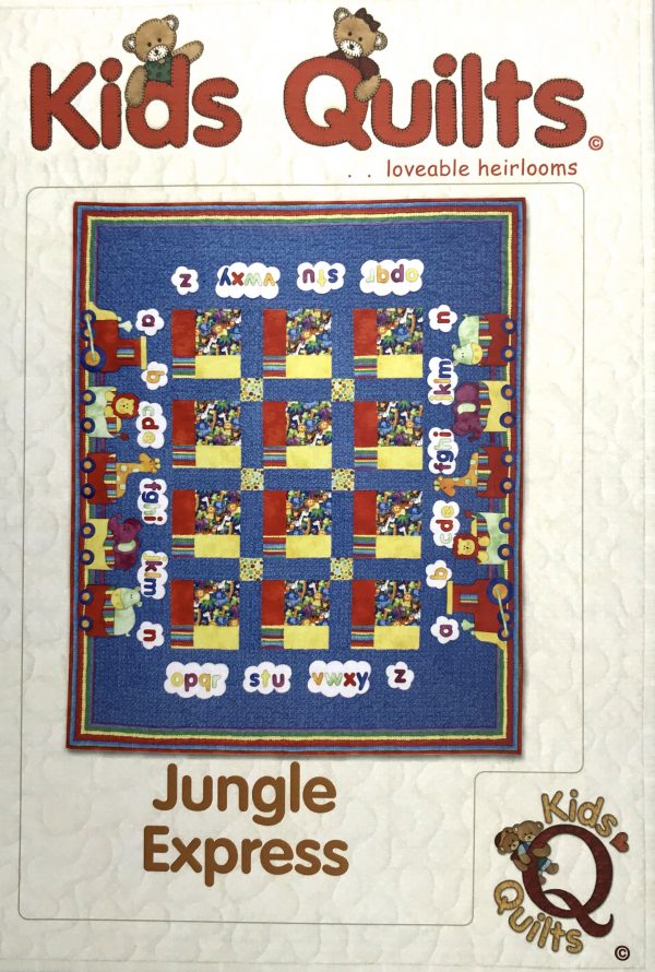 Jungle Express Quilt Pattern by Kids Quilts