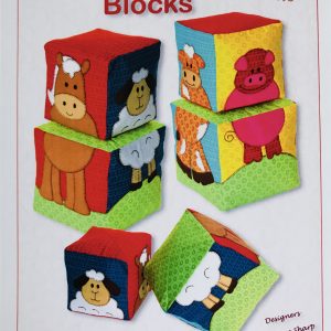 Barnyard Blocks Toy Pattern by Kids Quilts