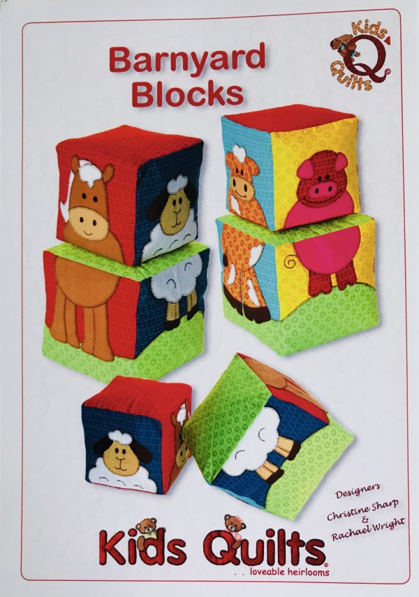 Barnyard Blocks Toy Pattern by Kids Quilts