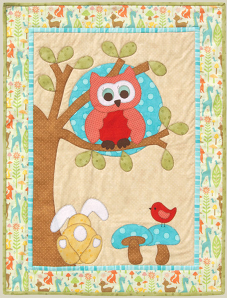Owlie Wall Quilt Pattern by Kids Quilts