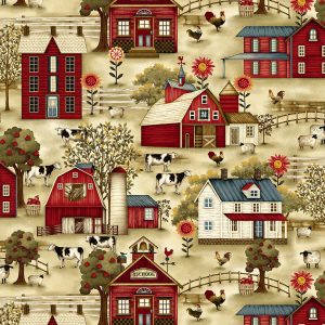 Henry Glass Fabrics Count Your Blessings Scenic Print