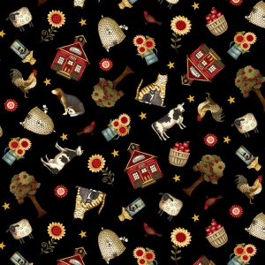 Henry Glass Count Your Blessings Black Novelty Toss