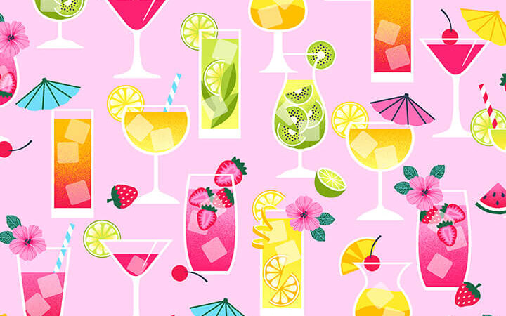 Studio E Flamingo Beach Cocktails