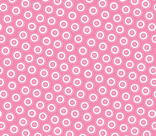 Benartex My Happy Place Buttons on Pink