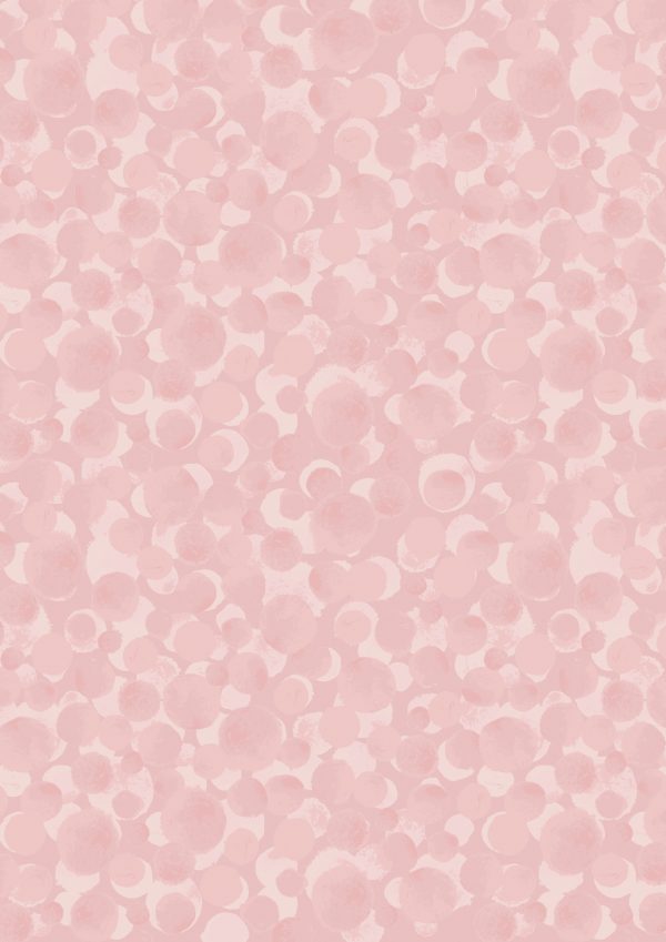 Lewis & Irene Fabrics Bumbleberry Blender in Light Flamingo Pink