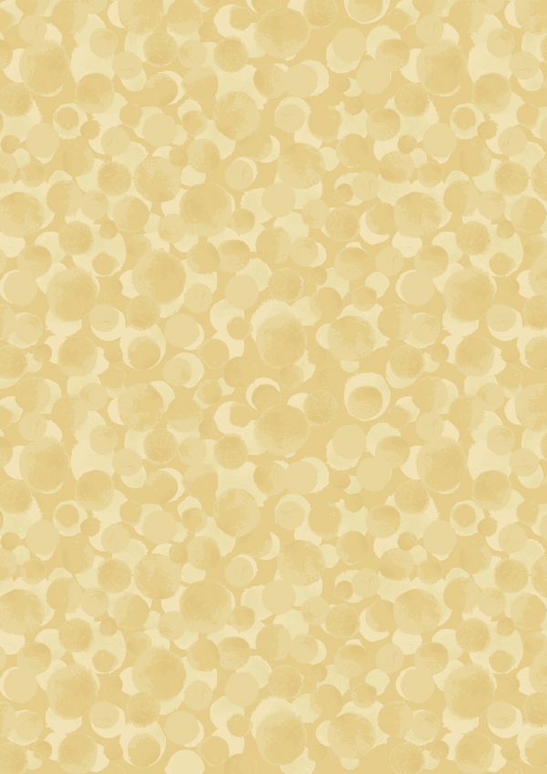 Lewis & Irene Fabrics Bumbleberry Blender in Spring Yellow