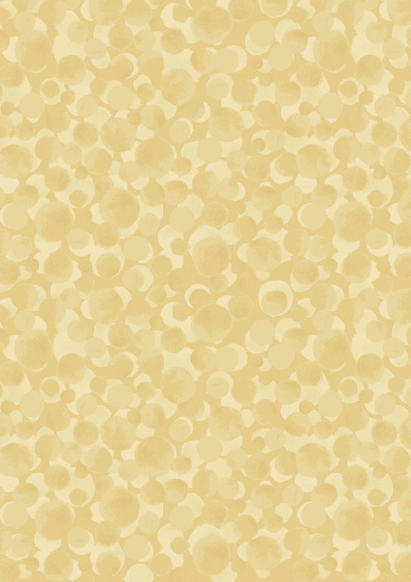 Lewis & Irene Fabrics Bumbleberry Blender in Spring Yellow