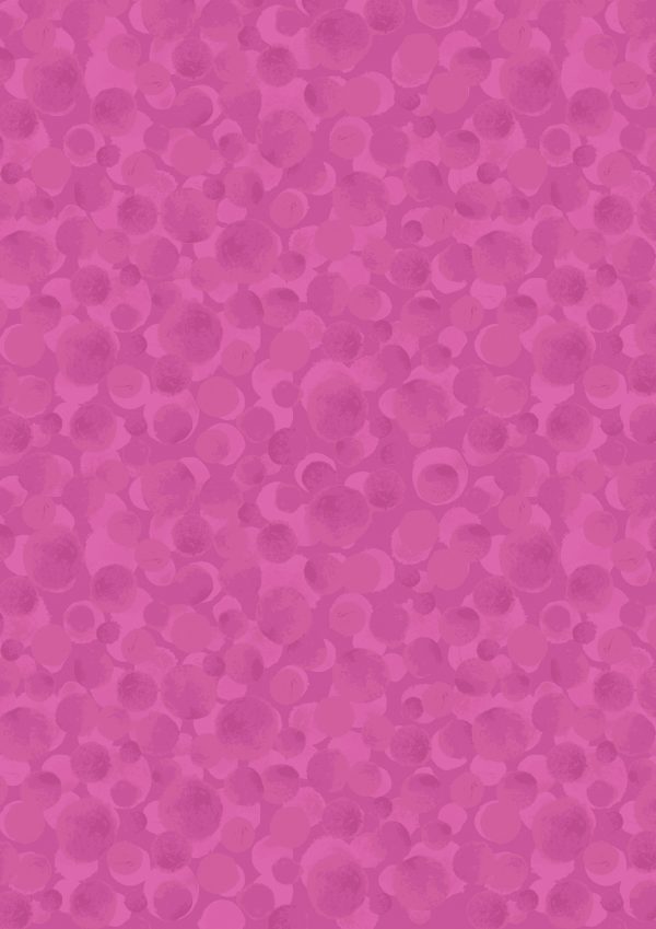 Lewis & Irene Fabrics Bumbleberry Bright Pink Blender
