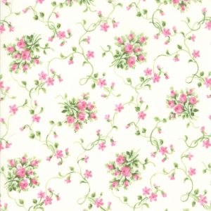 Moda Fabrics Sakura Park Cherry Blossom Buds on Porcelain