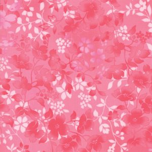 Moda Fabrics Sakura Park Watercolour Blossoms Petal Pink