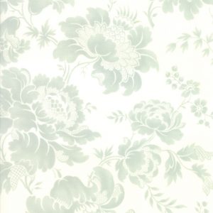 Moda Fabric Rue 1800 Porcelain & Robin's Egg Ondine