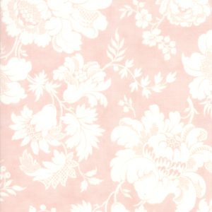 Moda Fabric Rue 1800 Porcelain & Rose Ondine