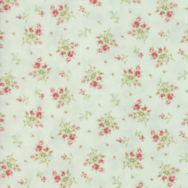 Moda Fabric Rue 1800 Robin's Egg Josephine