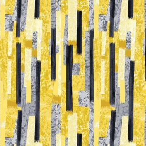 Benartex Fabric Limoncello Yellow Golden Rod Chimes