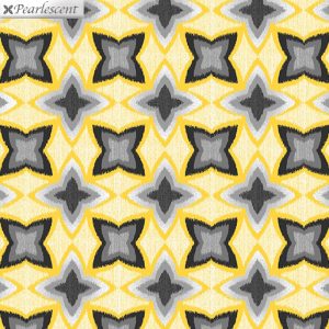 Benartex Fabrics Limoncello Yellow Pearl Flower Ikat
