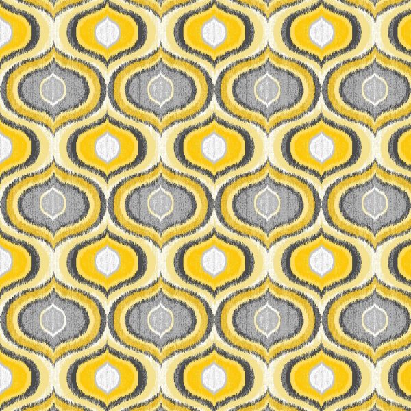 Benartex Fabrics Limoncello Yellow Pearl Ogee