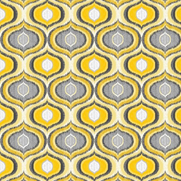 Benartex Fabrics Limoncello Yellow Pearl Ogee