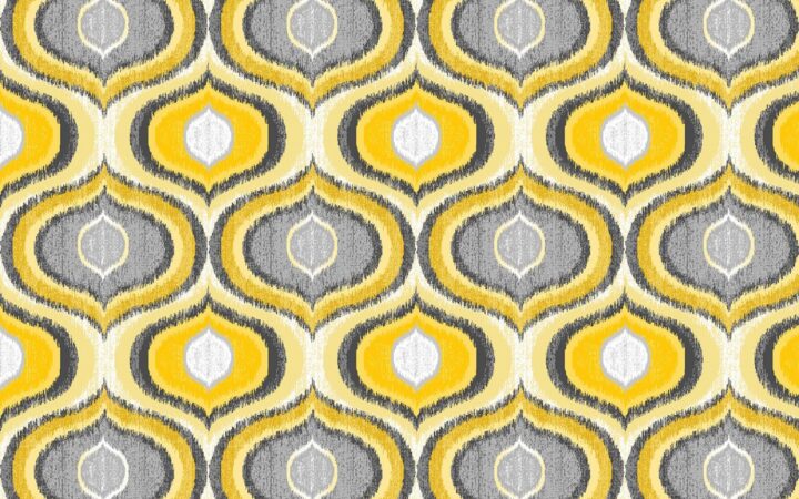 Benartex Limoncello Yellow Pearl Ogee