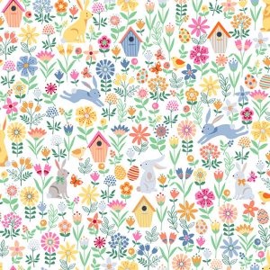 Makower Fabrics Spring Allover Scenic