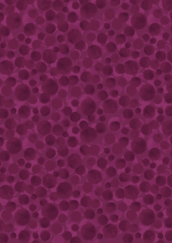 Lewis & Irene Fabrics Bumbleberries Rich Purple