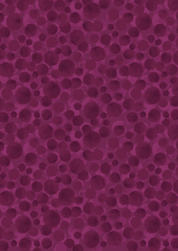 Lewis & Irene Fabrics Bumbleberries Rich Purple