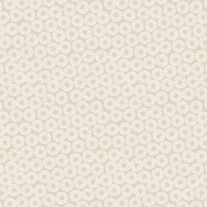 Lewis & Irene Fabrics New Forest Winter Star on Cream