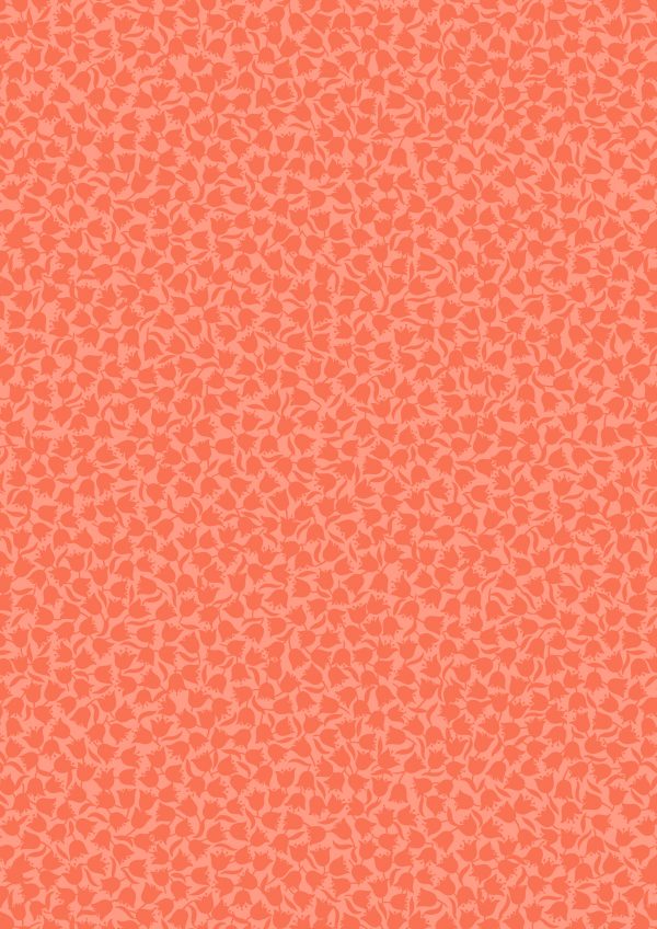 Lewis & Irene Fabrics Tulip Fields Tonal Tulips in Peach A459.3