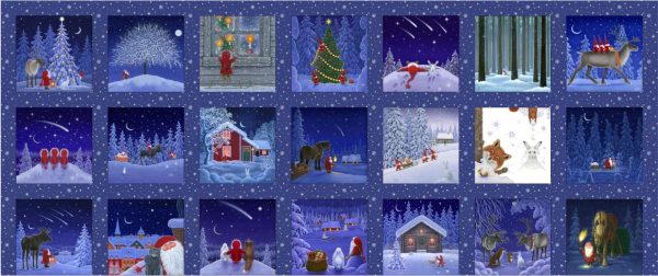 Lewis & Irene Tomten's Christmas Block Panel