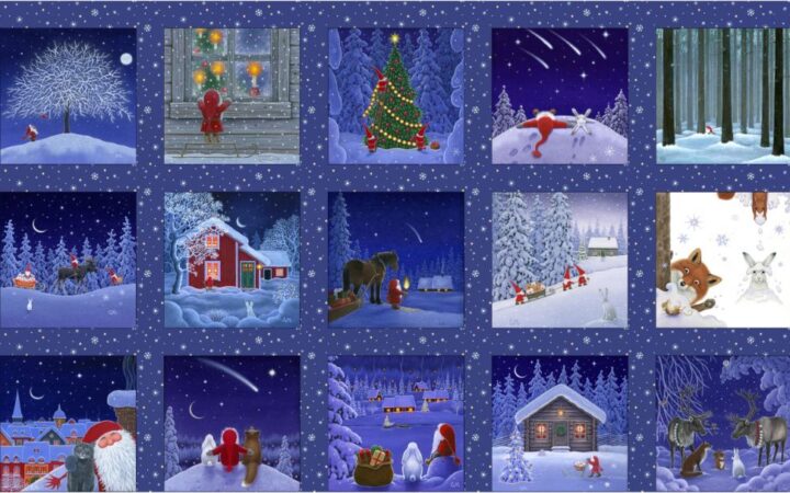 Lewis & Irene Tomten’s Christmas Block Panel